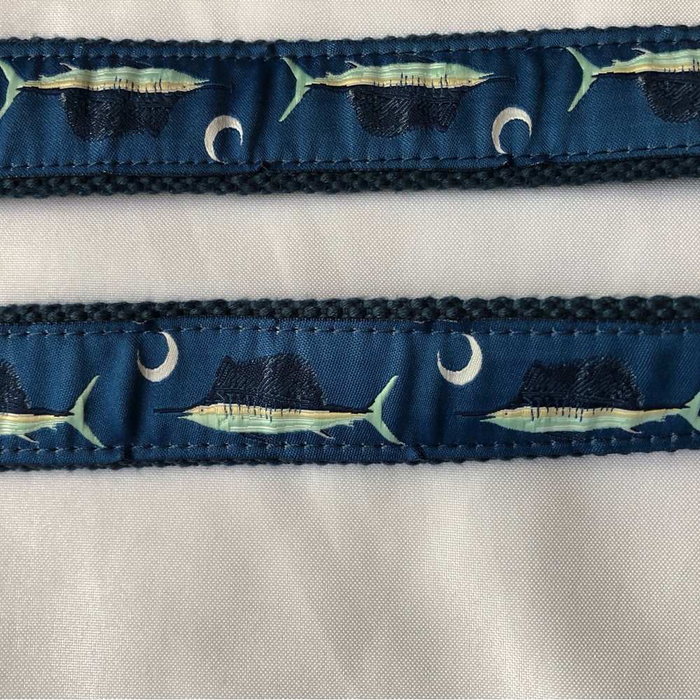 Simply Southern Blue Fish Pattern Belt